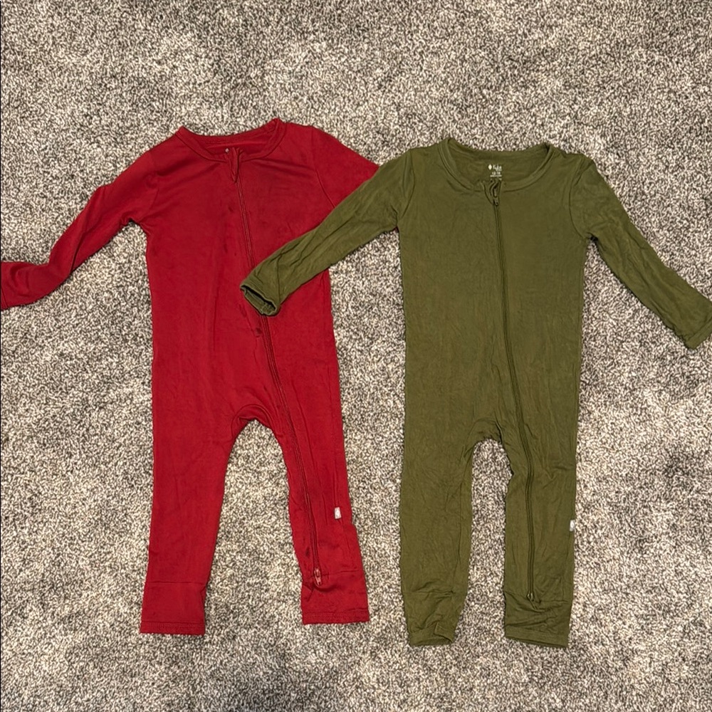 Kyte Baby zippered rompers